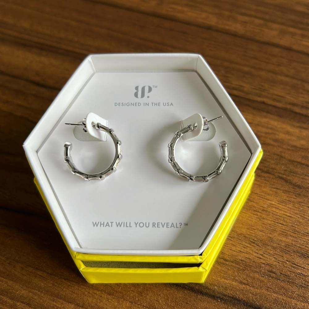 Bomb Party Earrings RBP8575 "Elegantly Enchanted Hoops"